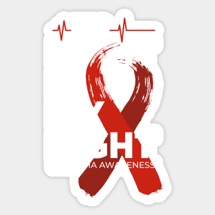 His Fight Is My Fight Myeloma Awareness Sticker